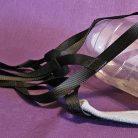 X-Back Black polar fleece padding 28" neck x 34" tail   CLEARANCE