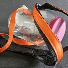 Skijoring/Sledding/Canicross Harness Ripstop padding Burnt Orange 32 Neck  CLEARANCE