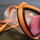 Recreation Harness Burnt Orange polar fleece padding 26" neck x 30" tail   CLEARANCE