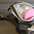 Recreation Harness Black polar fleece padding 32" neck x 34" tail  grey padding  CLEARANCE