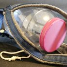 Recreation Harness Navy polar fleece padding 31" neck x 34" tail   CLEARANCE (dirty)