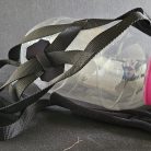 X-Back Black polar fleece padding 19" neck x 26" tail   CLEARANCE