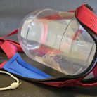 X-Back Red neoprene 26" neck x 32" tail   D-ring hitch CLEARANCE