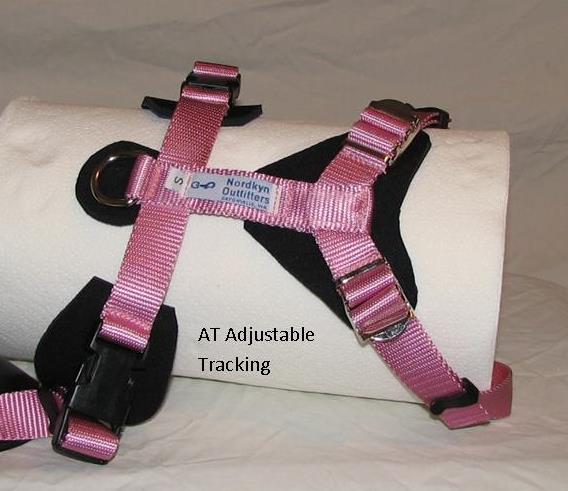 Pet harness on display