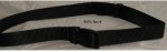 Sturdy black belt with buckle