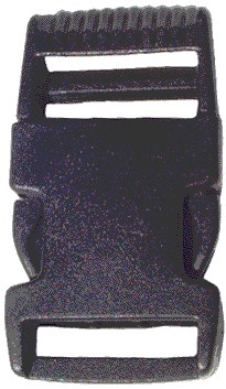 Heavy-duty plastic buckle clasp