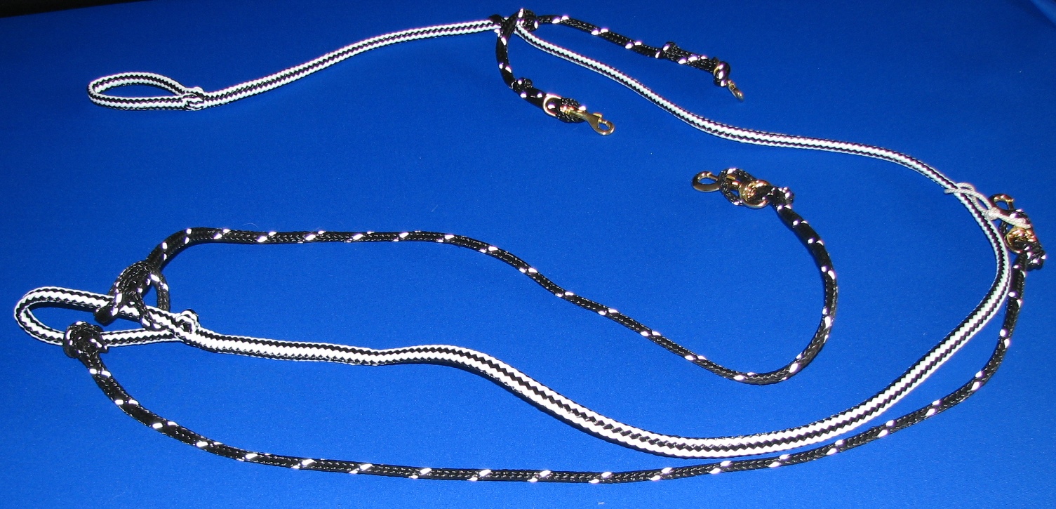 Decorative braided cords with clasps