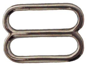 Metal figure-eight buckle