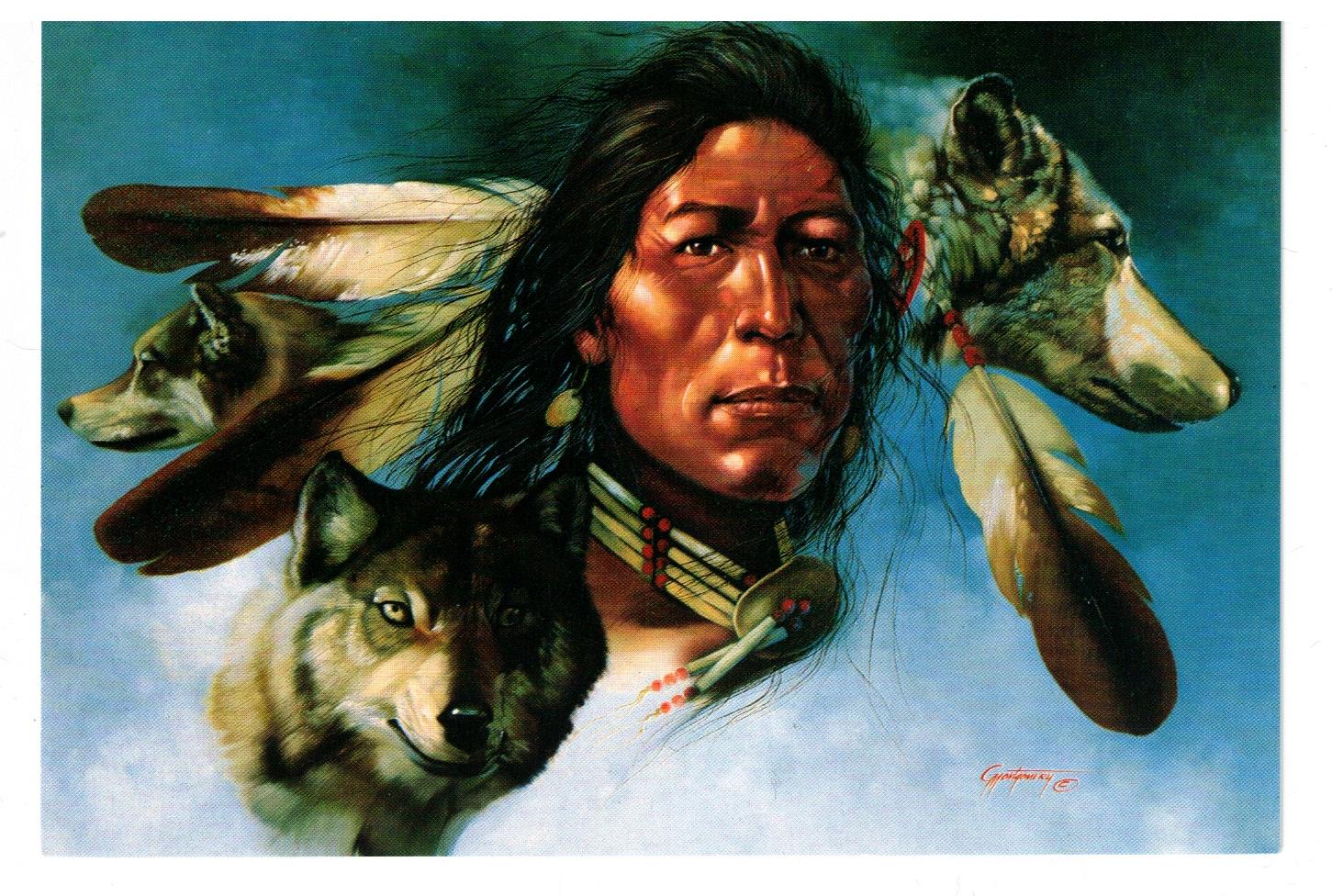 NOTECARD Silence of the Wolves by Gary Montgomery