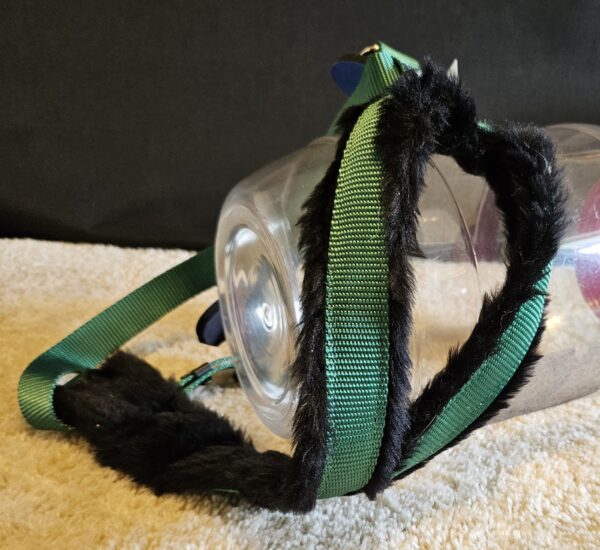 Skijoring/Sledding/Canicross Harness Superplush padding Green 18 Neck CLEARANCE